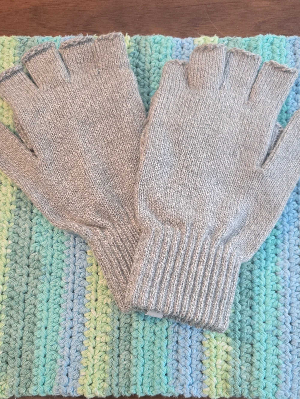 NWOT Young Living Brand Members Only Gloves/Mittens In Gray